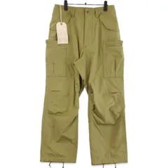 未使用 SASSAFRAS ササフラス オーバーグロウンパンツ SF-262334 Overgrown Pants Cotton Poplin カーキ S 71016389のサムネイル