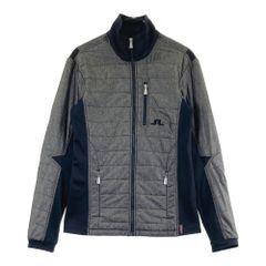 サイズ：S J.LINDEBERG ジェイリンドバーグ 中綿切替 長袖ジャケット グレー系 [240101690718] ゴルフウェア メンズ ストスト