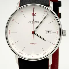 JUNGHANS ユンハンス 058/4931.75 ホワイト QZ メンズ 腕時計 訳ありのサムネイル