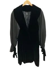 FOXEY/フォクシー/ロングガウンコート/黒/サイズF/レディース/FG0270のサムネイル