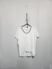 BRUNELLO CUCINELLI ブルネロクチネリ スパンコール ネック LINE 半袖 Tシャツのサムネイル