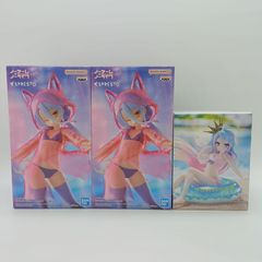 [미개봉] 노게임·노라이프 노게노라 화이트 시로 밴프레스트 ESPRESTO 타이토 Aqua Float Girls 수영복 피규어 프라이즈 미소녀 정리 판매 3체 세트 C-26-1