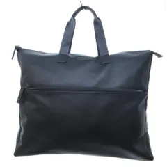 エルメネジルドゼニア Ermenegildo Zegna 美品 ビジネスバッグ レザー ロゴプレート 黒 ブラック ■AO4のサムネイル