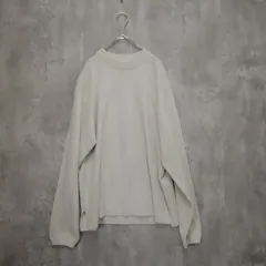 WYM LIDNM ウィムバイリドム プルオーバーニット サイズM クリーム系 古着 メンズ 伸縮あり　毛羽立ちありのサムネイル