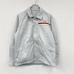 NISSAN　日産　ワークジャケット/作業着　企業ロゴ　灰色　グレー　Mサイズ　古着のサムネイル
