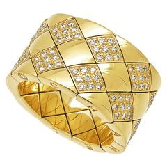 ブルガリ ヴィンテージ ダイヤ リング K18YG 10.5号 BVLGARI