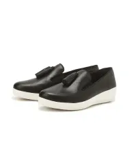 (タイムセール)新品/FITFLOP フィットフロップ レディース ブラック タッセル ローファー/225のサムネイル