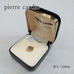 【良品】ピエールカルダン タイタック タックピン スクエアモチーフ ゴールド色 ビジネス【カ672】のサムネイル