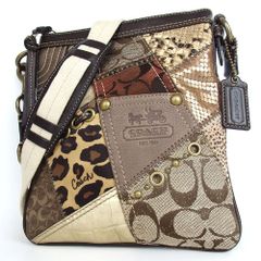 新品未使用☆COACH シグネチャー ショルダーバッグ COACH コーチ シグネチャー ショルダーバッグ キャンバス レザー 18