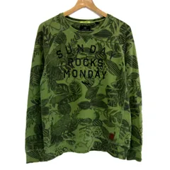 ◇SCOTCH&SODA 前Ｖ スウェット トレーナー ボタニカル柄 ROCK NOIR スコッチアンドソーダ ロゴラバープリント メンズのサムネイル