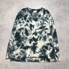 GQ6295◇CAL O LINE : タイダイ染め 長袖Tシャツ◇L◇ネイビー系 キャルオーラインのサムネイル