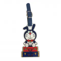 【美品】ジャックバニー×ドラえもん ネームプレート ネイビー×白 うさ耳ドラえもん ゴルフ Jack Bunnyのサムネイル