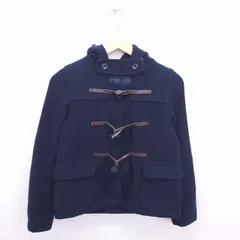 チャオパニック CIAOPANIC ダッフル コート アウタ ショート フード ウール 総裏地 S ネイビー 紺 /TT18のサムネイル