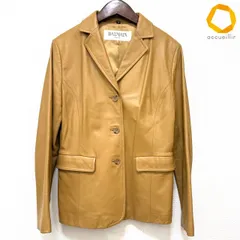 #wnc バルマン BALMAIN ジャケット 11 キャメル色 羊革 レディース [1012448]のサムネイル