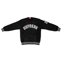 ☆シュプリーム スウェット テクスチャード アーク セーター Mサイズ 25SS ロゴ ブラック ホワイト Textured Arc Sweater Supremeのサムネイル