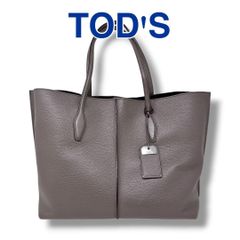 トッズ トートバッグ ジョイ JOY レザー グレージュ パープル レザー