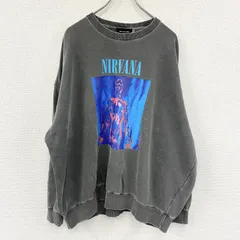GOOD ROCK SPEED　グッドロックスピード　NIRVANA　ニルヴァーナ　スウェット/トレーナー　グレー　Lサイズ　古着のサムネイル
