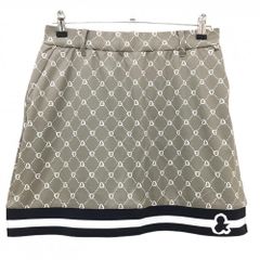 新品】CPG ハーフパンツ 白×ブラウン 総柄 ストレッチ メンズ 4(XL