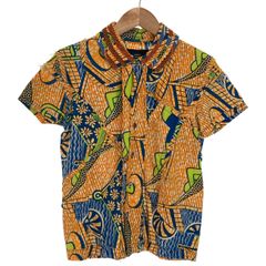 レア/90s】GUCCI トムフォード期 ホースビット 総柄シャツ 半袖 S 