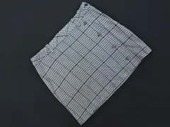 BEAMS GOLF ビームス ゴルフ チェック スカート sizeM/グレーｘ白 ◇■ レディースのサムネイル