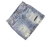 johnbull ジョンブル USED加工 デニムスカート sizeS/紺 ■◆ レディースのサムネイル