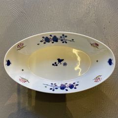 【64】源右衛門窯 染錦花唐草 楕円大皿 64】源右衛門窯 染錦花唐草 楕円大皿 - メルカリ