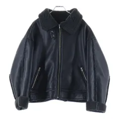 Maison Martin Margiela (メゾンマルタンマルジェラ) 04AW TECHNICAL SHEARING JAKET テクニカルシアリング ここのえ期 レザームートンジャケット ブラックのサムネイル