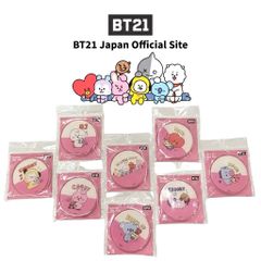 GF1 비티시빌 BT21 끈적끈적한 게일 패드 8점 세트 점착 젤 패드 가정용 먼지 제거 붙여 부착 반복 점착 ​​강력 낙하 방지 간단 귀엽다