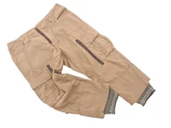 TORNADO MART トルネードマート リネン混 クロップド カーゴ パンツ size36/茶 ■◆ メンズのサムネイル