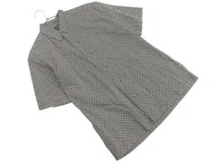 ABAHOUSE アバハウス 総柄 半袖 シャツ size46/黒 ■◆ メンズのサムネイル
