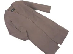 simplicite シンプリシテェ ウール混 ノーカラー コート sizeF/ブラウン◇◇ レディースのサムネイル