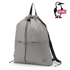 CHUMS チャムス パッカブル ナップサック 10L 軽量 折りたたみ リュック 巾着バッグ リップストップナイロン アウトドア 旅行 604217 Grayのサムネイル
