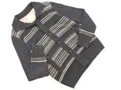 BANANA REPUBLIC バナナリパブリック ウール混 刺繍 カーディガン sizeM/グレー ◇■ メンズのサムネイル