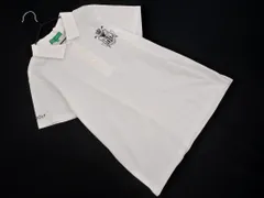 23区GOLF カノコ ロゴ プリント ポロシャツ sizeⅡ/白 ■◆ レディースのサムネイル
