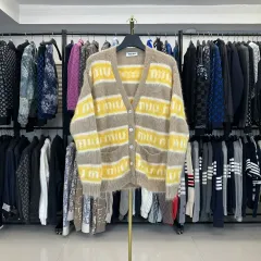 (百貨店購入)(36) ミュウミュウ オーバーサイズ モヘア カーディガンのサムネイル