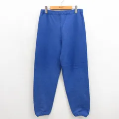 W32/古着 ラッセル スウェット パンツ メンズ 80年代 80s 無地 USA製 ブルー 26jul17のサムネイル