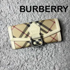 BURBERRY バーバリー 長財布 ノバチェック PVC×レザーのサムネイル