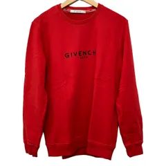 GIVENCHY(ジバンシー) トレーナー サイズXS メンズ美品  - レッド×黒 長袖のサムネイル
