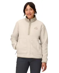 マーモット レディース トップス シャツ フリース Marmot Womens Wanderer High Pile Fleece Pullover Birch Barkのサムネイル