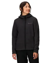 マーモット レディース アウター ジャケット・ブルゾン Marmot Womens Drop Line Full Zip Hoody Black Heat ブラックのサムネイル