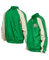 ニューエラ メンズ アウター ジャケット・ブルゾン パーカー ジャケット New Era Mens Kelly Green Cincinnati Reds Ripstop Raglan Quarterのサムネイル