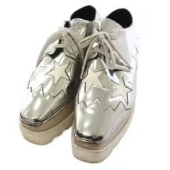 ステラマッカートニー STELLA McCARTNEY エリス スタープラットフォームシューズ エナメル スター 35 シルバー /TK ■GY62のサムネイル