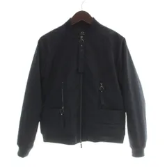 アルマーニエクスチェンジ A/X ARMANI EXCHANGE ジャケット ブルゾン 上着 M 紺 ネイビー 無地 長袖 リブ襟 6ZYB08YNERZ /AP ■GY62のサムネイル