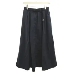コロンビア Columbia フレアスカート M 紺 ネイビー 無地 ポケット ロング丈 ミモレ丈 /CR ■GY70のサムネイル