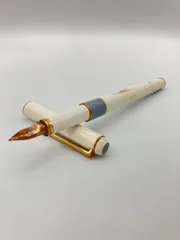 □ Courreges クレージュ 14K ホワイト 万年筆のサムネイル