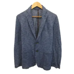 メンズメルローズ MEN'S MELROSE テーラードジャケット シングル 2B ノーベント 3 紺 ネイビー /XZ ■GY70のサムネイル