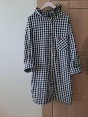 フーディシャツ ロング丈のサムネイル