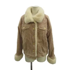 マジェスティックレゴン MAJESTIC LEGON ジャケット 上着 M ピンク コーデュロイ フェイクファー 長そで /KK ■GY75のサムネイル