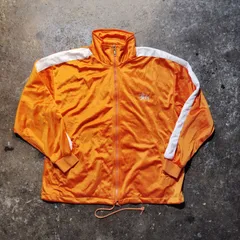 STUSSY SPORT 90's バックロゴデザイン トラックジャケット  オレンジ M ステューシースポーツのサムネイル