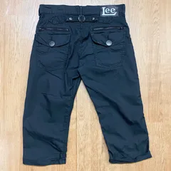 Lee リー 32 クロップドパンツ ジッパー ブラック メンズのサムネイル